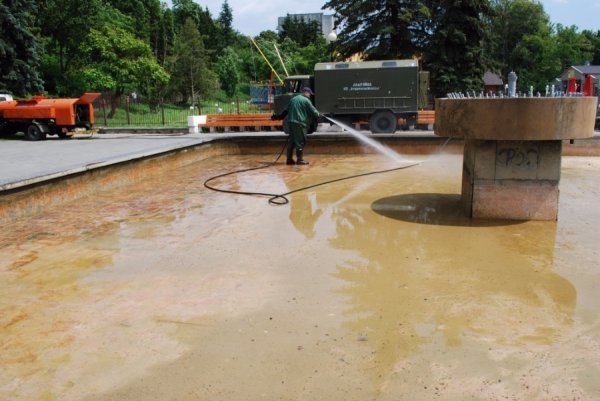 «Трофеї» луцьких фонтанів. ФОТО