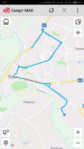 «Працює некоректно», – лучанин про систему моніторингу маршруток. ФОТО