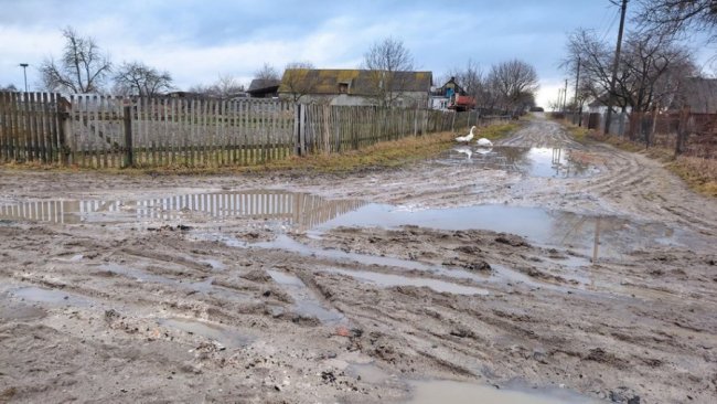 У громаді на Волині майже щодня застрягає шкільний автобус. ВІДЕО