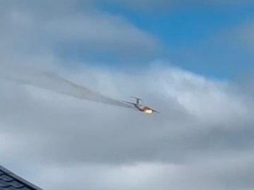 У росії впав літак Іл-76