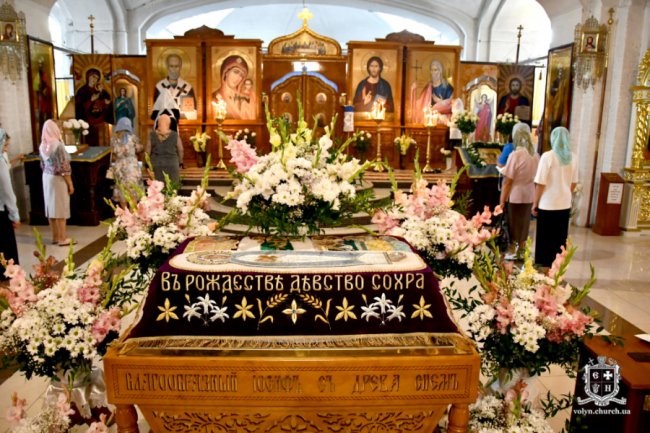 Як у луцькому храмі відзначали свято Успіння Пресвятої Богородиці. ФОТО