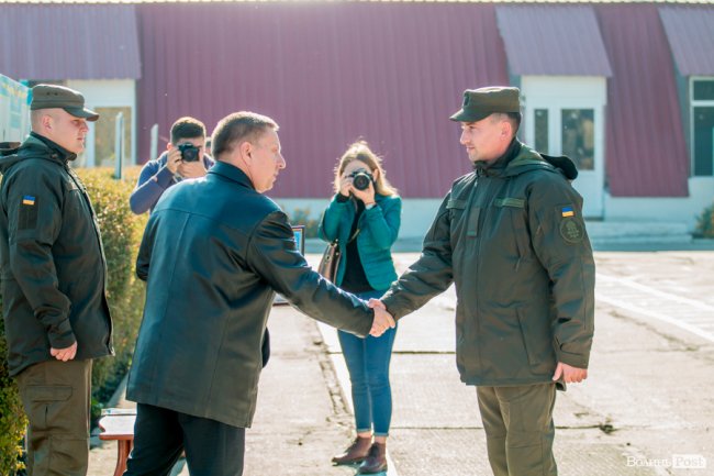 У Луцьку з Днем захисника України привітали нацгвардійців. ФОТО