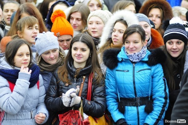 Студентський Євромітинг у Луцьку. ФОТО