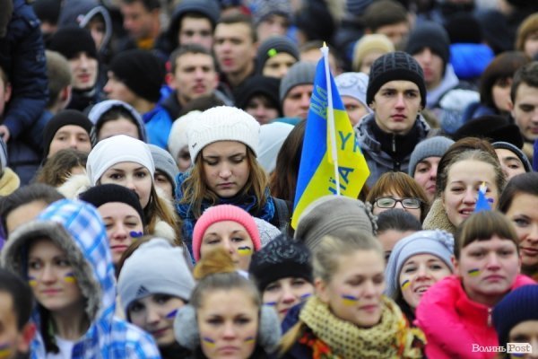 Студентський Євромітинг у Луцьку. ФОТО