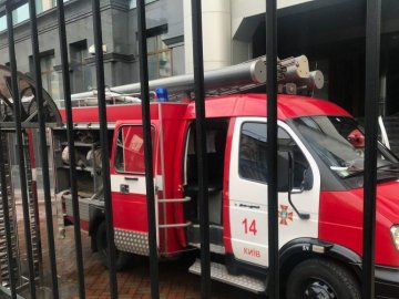 У Києві горіла будівля Мінфіну