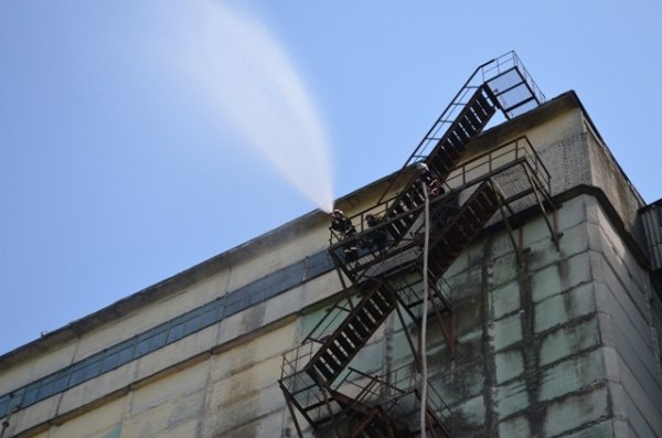 Як у Луцьку «гасили» елеватор. ФОТО. ВІДЕО
