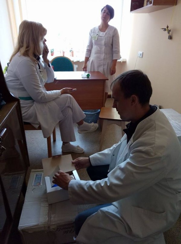 Волинський госпіталь отримав допомогу з Італії. ФОТО