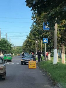 У Ківерцях Mercedes збив велосипедиста. ФОТО