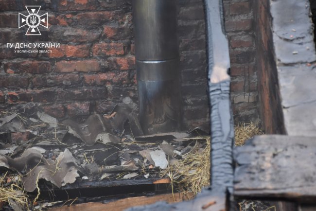 Під Луцьком загорівся житловий будинок. ФОТО