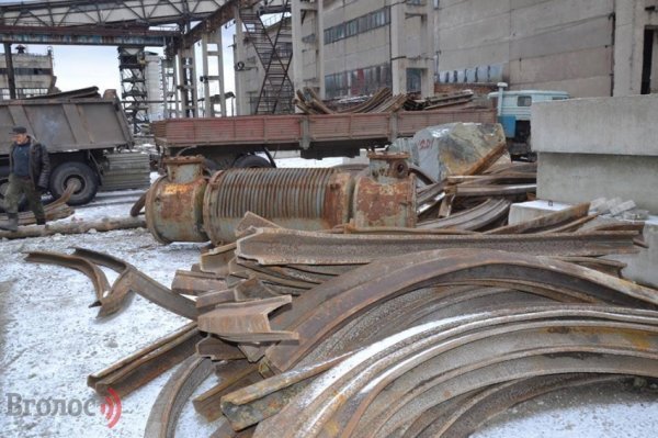 Обладнання з волинської шахти здали на металобрухт