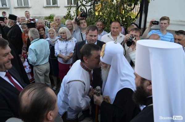 До Луцька приїхав патріарх Філарет. ФОТО. ВІДЕО
