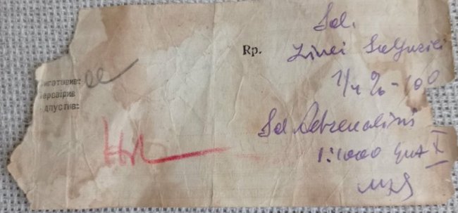 Волинянин передав у музей рецепт ліків XX століття, знайдений у старому будинку