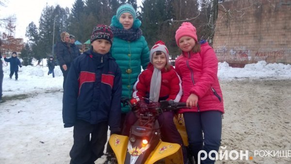 На Волині дітям влаштували катання на квадроциклах