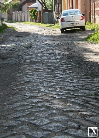 Бруківка початку ХХ століття на вулиціф Коцюбинського