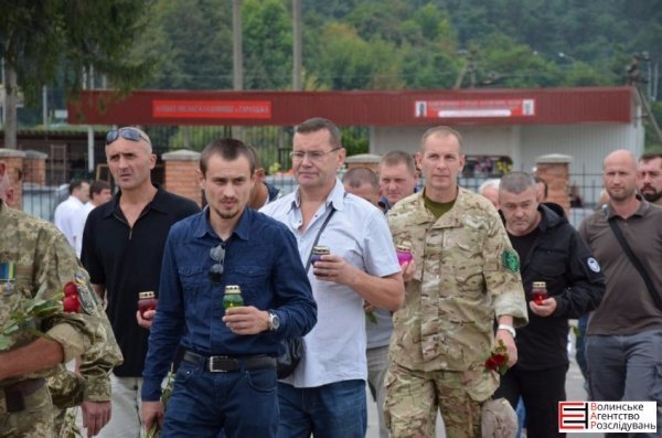 У Луцьку вшанували айдарівців, які загинули в АТО. ФОТО