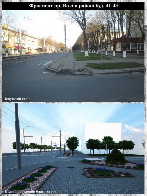 Як може виглядати реконструйований проспект Волі. ФОТО