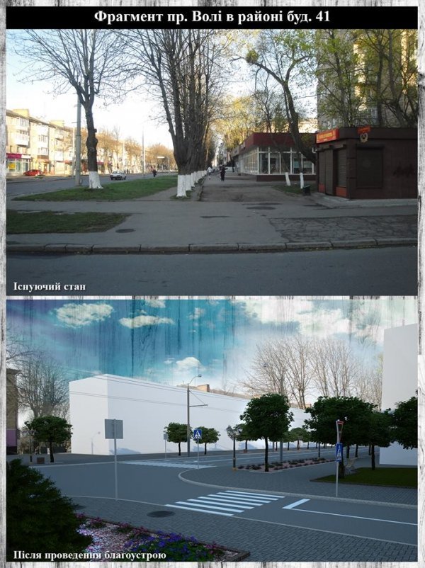 Як може виглядати реконструйований проспект Волі. ФОТО
