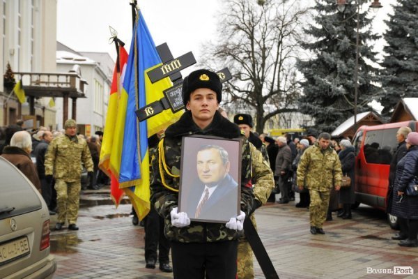 У Луцьку провели в останню путь Антона Кривицького