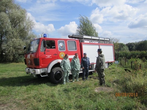 Волинські рятувальники «гасили» пивзавод. ФОТО
