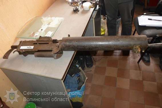 На Волині в приміщенні кафе знайшли кулемет часів Другої світової
