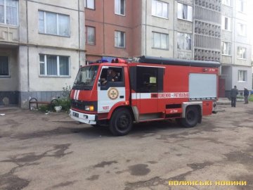 У багатоповерхівці в Луцьку – пожежа. ФОТО