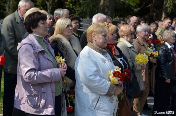 У Луцьку вшанували пам’ять загиблих ліквідаторів Чорнобильської аварії. ФОТО
