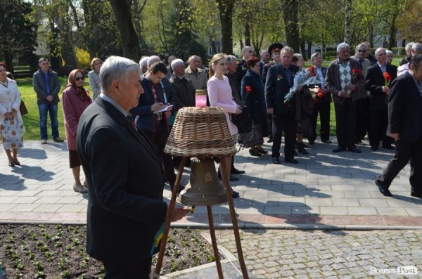 У Луцьку вшанували пам’ять загиблих ліквідаторів Чорнобильської аварії. ФОТО