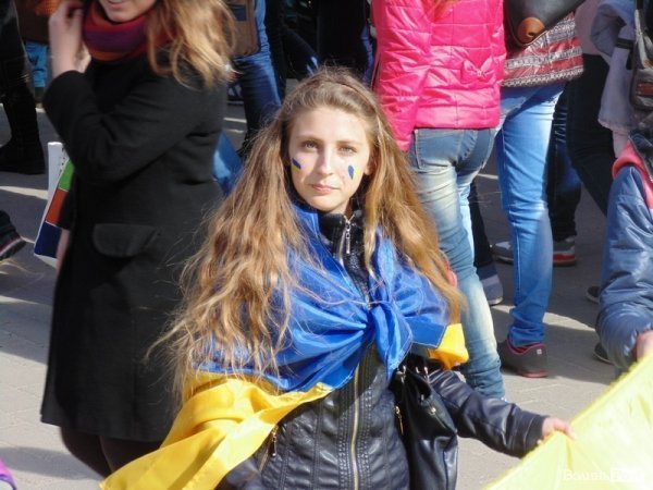 Студентська «єврохода» в Луцьку. ФОТО