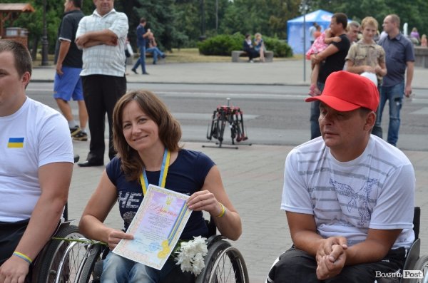 У Луцьку відбулися перегони на візках і хендбайках