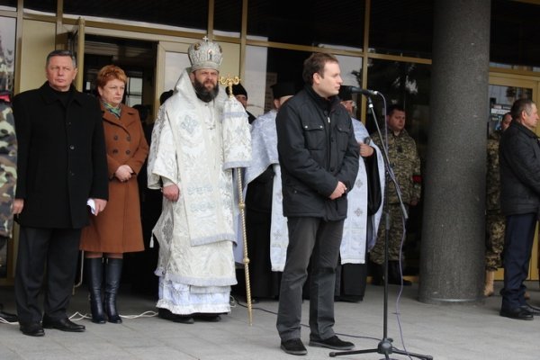 У Луцьку прощалися із військовим Дудкою. ФОТО