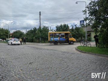 На Волині маршрутка збила неповнолітнього велосипедиста. ФОТО