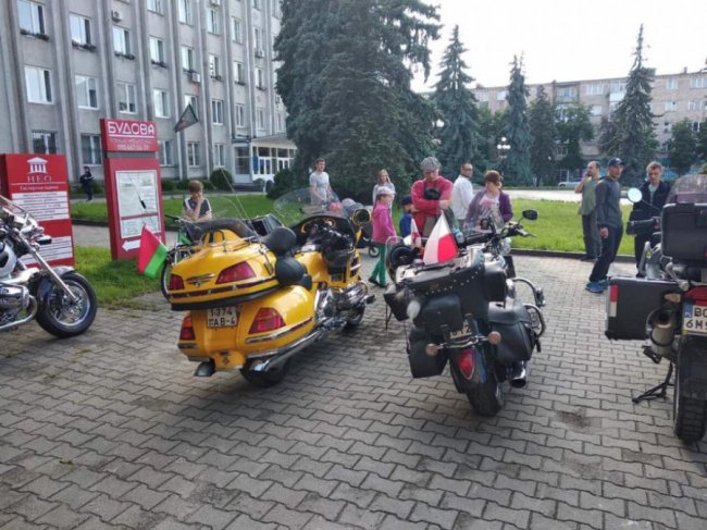 Байкери з Польщі та Білорусі відвідали Ковель. ФОТО