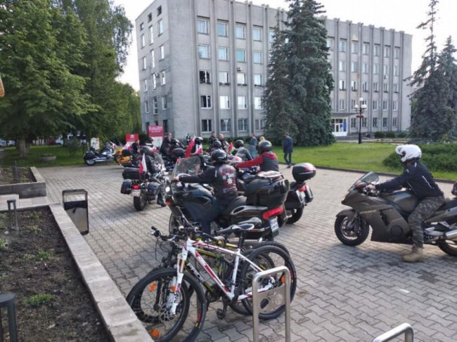 Байкери з Польщі та Білорусі відвідали Ковель. ФОТО