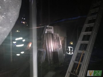 Нічна пожежа у Луцьку: подробиці. ФОТО