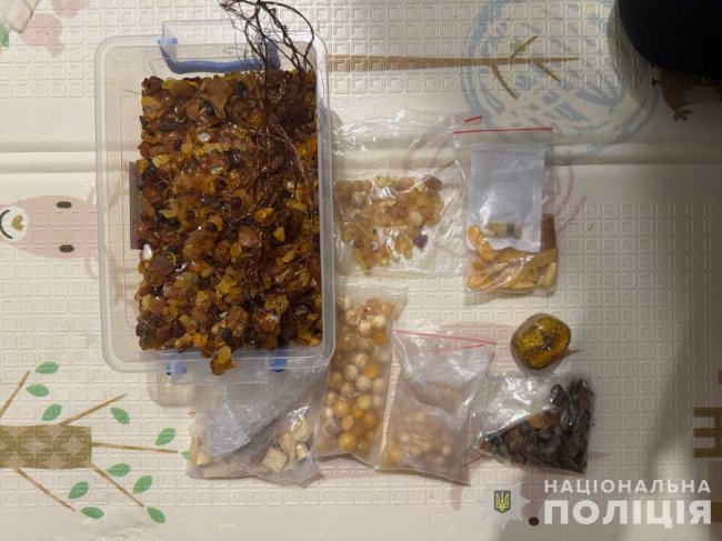 На Волині розгромили солідну банду копачів бурштину