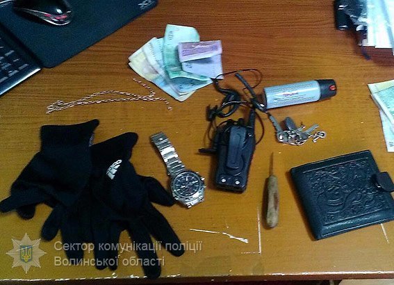 На Волині зі стріляниною затримали грабіжників