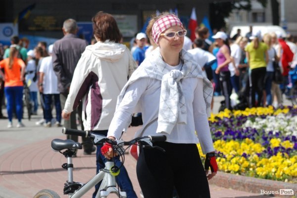 «Велоатлетичний» пробіг Луцьком. ФОТО