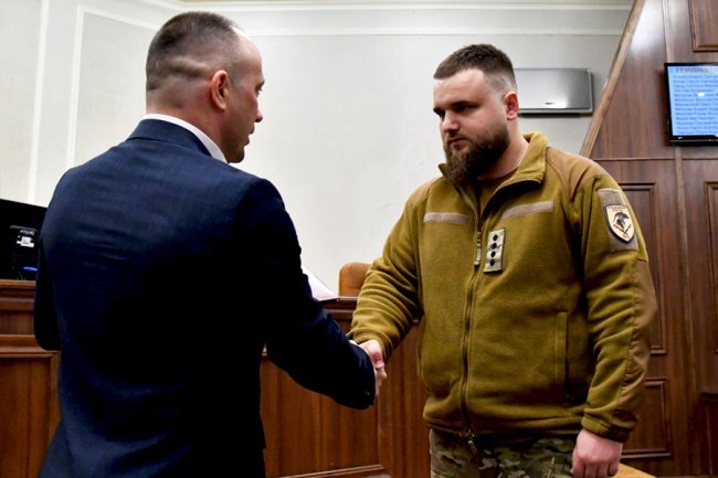 Офіцеру-нацгвардійцю з Волині вручили орден «За мужність». ФОТО