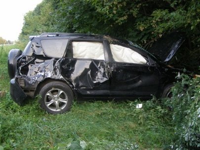 Польський консул збив велосипедистку. ФОТО