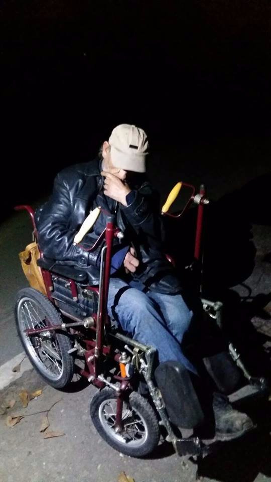 У Луцьку нічним містом їздив п'яний  візочник