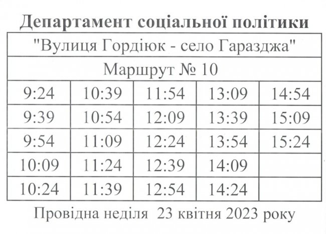 Провідна неділя: як курсуватиме транспорт з Луцька до Гаразджі 