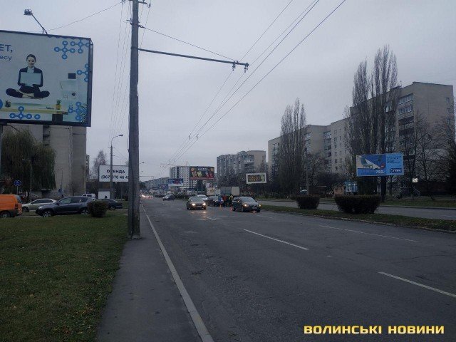 У Луцьку зіткнулися дві іномарки. ФОТО