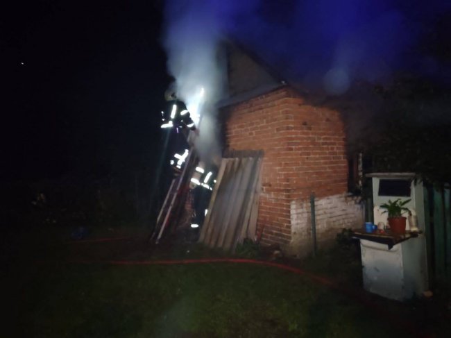 Сьогодні вранці на Волині гасили пожежу