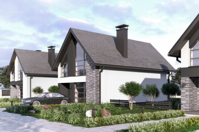 Осінній «Струмочок»: показали відеозвіт першої лінії котеджів і таунхаусів*