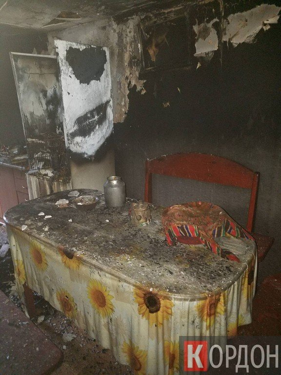 У селі на Волині через замикання холодильника горіла літня кухня. ФОТО