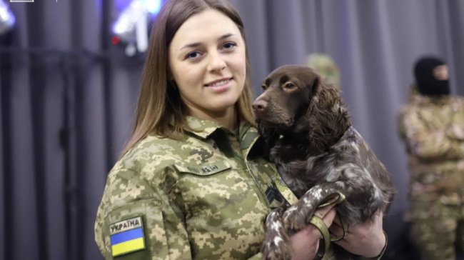 Прикордонниця з Волині отримала нагороди за своїх службових собак, які лишилися у російському полоні