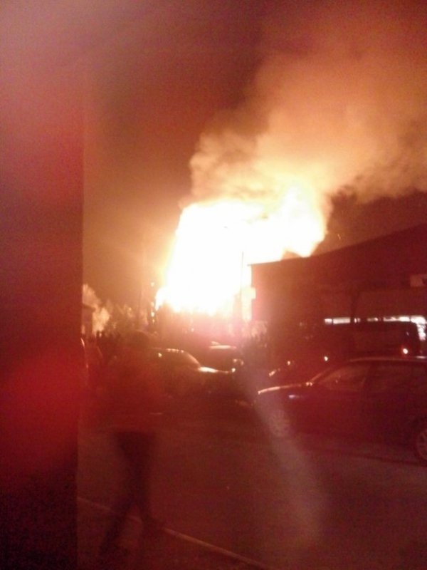 У центрі волинського міста згоріла церква, - соцмережі. ФОТО