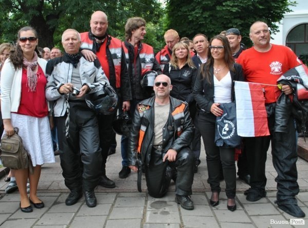 Вшанувати загиблих приїхали польські байкери