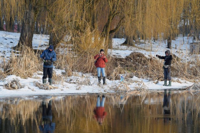 На Волині пройшли зимові змагання рибалок. ФОТО