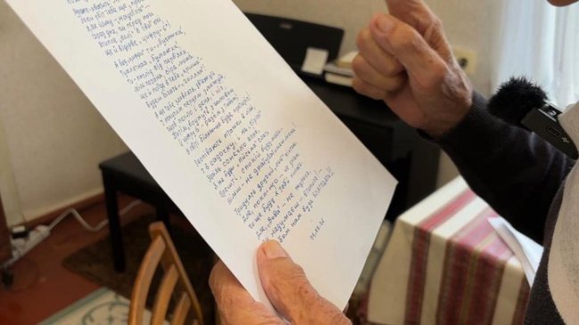94-річний волинянин, який був засуджений на 25 років таборів, пише висміювальні листи путіну. ВІДЕО
